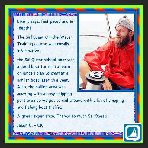 SailQuest Student REVIEW 5 - Join-In Sailing Events